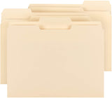 vaoooee 1/3-Cut Tab, Assorted Positions File Folders, Letter Size, Manila - Pack of 100