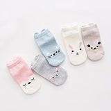 2017 Fall Winter Baby Cute Cartoon Short Socks  Kids Boys Girls Cotton Socks Toddle Invisible Ankle Socks 5 pairs/pack