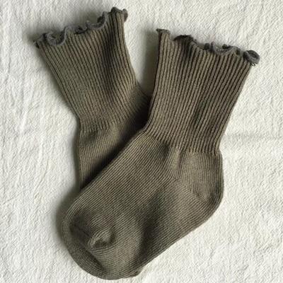 EnkeliBB Baby Solid Floor Socks Kids Spring/Summer Kawaii Socks Korean Japan Style Baby Tube Socks Bobo Choses Bebes Design