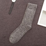 New High Quality Thick Angola Rabbit&Merino Wool Socks 3pairs/lot Man Socks Classic Business Winter Socks For Men Long sock