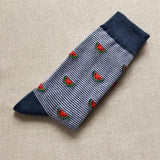 Funny Colorful Animal Fruit Food Crew Socks Men Fun Dachshund Pineapple Watermelon Chips Pumpkin Fox Pizza Cactus Long Socks