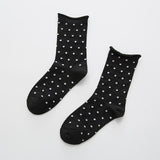 DAYSOFT Harajuku Dot Women Socks Cute Female Fashion Casual Warm Cotton Winter Socks Funny Ladies Brand In Tube Socks Meias