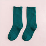 EnkeliBB Korean Style Baby Boy Girls Floor Socks BOBO CHOSES Kids Solid Spring/Summer/Winter Tube Long Socks Toddler Sokcs