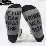 Custom wine socks If You can read this Bring Me Beer me Women Socks Cotton Warm socks