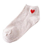 Heart Cute College Wind Simple Female Socks Women Fashion Skateboard Sock Comfortable Socks