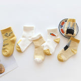Baby Boy Socks 5 Pairs Children Autumn Winter Cartoon Socks for Girls Kids for Girls To School Sport Baby Girl Clothes