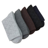 Eur40-44 Hot Selling Men Winter thicken warm terry socks male business casual thermal cotton socks 5pairs/lot(60g/pair) s78