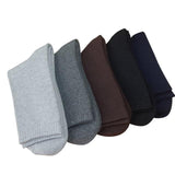 Eur40-44 Hot Selling Men Winter thicken warm terry socks male business casual thermal cotton socks 5pairs/lot(60g/pair) s78