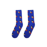 Marvel Comics Avenger Captain America Cartoon Socks Batman Superman Iron Man Hulk Socks Men Future Cotton Men Funny Sock