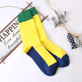 Mens cotton socks happy fashion sock men originality graffiti casual socks simple packaging 1 pair colour cotton sock