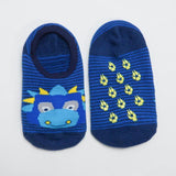 Muslinlife Baby Short Socks Cotton Cartoon Socks Kids Toddler Girls Boys Short Socks Anti-Slip Floor Socks Autumn Winter 4-12T